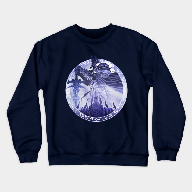 Wrath of the Lich King Crewneck Sweatshirt by LirhyaPetitPain